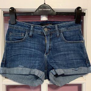 Fran Denim Jackie Jean Shorts Dark Wash
